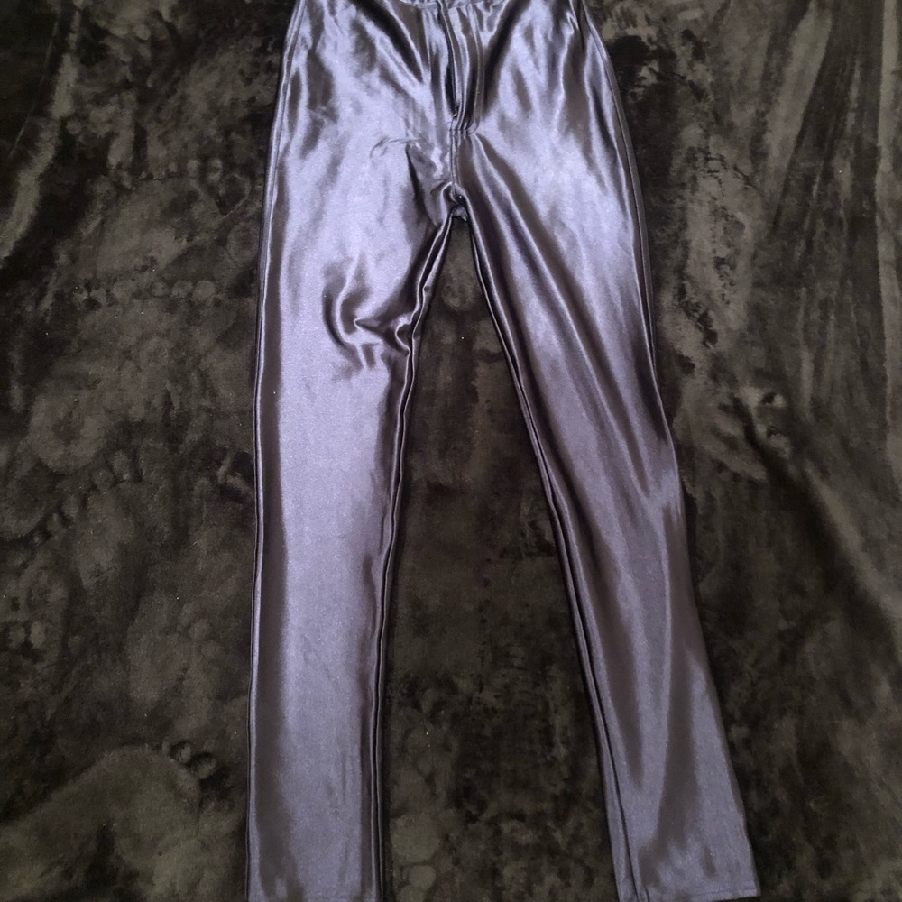 High waist spandex navy blue